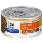Hill's Prescription Diet Feline C/D Multicare mijotés au poulet et légumes 24 x 82 grs- La Compagnie des Animaux