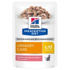 Hill's Prescription Diet Feline C/D Multicare Saumon SACHETS 12 x 85 grs- La Compagnie des Animaux