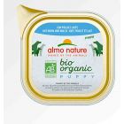 Almo Nature Bio Organic Maintenance Puppy Pollo e Latte per cane 32 x 100 g
