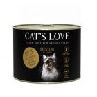 Cat's Love Senior all'anatra senza cereali e senza glutine 6 x 200 g