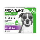 Frontline Combo Chien 20-40 kg 6 pipettes- La Compagnie des Animaux