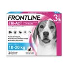 Frontline Tri Act spot on chiens 10 - 20 kg 3 pipettes- La Compagnie des Animaux