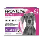 Frontline Tri Act spot on chiens 20 - 40 kg 6 pipettes- La Compagnie des Animaux