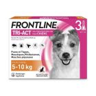 Frontline Tri Act spot on chiens 5 à 10 kg 3 pipettes- La Compagnie des Animaux