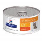 Hill's Prescription Diet Feline C/D Multicare Poulet BOITES 24 x 156 grs- La Compagnie des Animaux