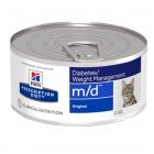 Hill's Prescription Diet Feline M/D Foie BOITES 24 x 156 grs- La Compagnie des Animaux