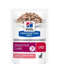 Hill's Prescription Diet Feline I/D AB+ Salmone BUSTINE 12 x 85 g