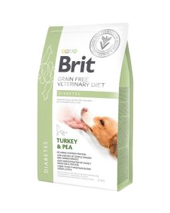 Brit Vet Diet Dog Diabetes senza cereali 2 kg