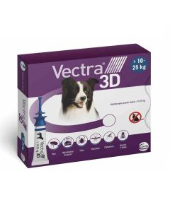 Vectra 3D Chien 10 a 25 kg 3 pipette