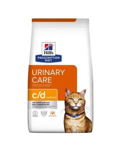 Hill's Prescription Diet Feline C/D Multicare au poulet 1.5 kg- La Compagnie des Animaux