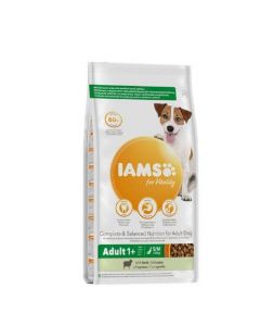 IAMS Vitality crocchette cane adulto razze taglia piccola e media agnello 12 kg