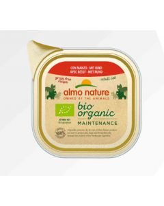 Almo Nature Bio Organic Maintenance con Manzo per gatto 19 x 85 g