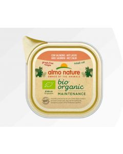 Almo Nature Bio Organic Maintenance con Salmone per gatto 19 x 85 g