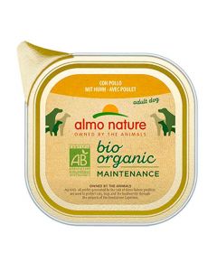 Almo Nature Bio Organic Maintenance pollo per cane 32 x 100 g