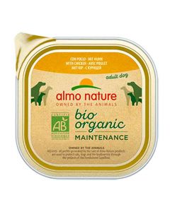 Almo Nature Bio Organic Maintenance Pollo per cane 9 x 300 g