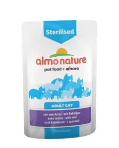 Almo nature Chat Sterilised Morue 30 x 70 grs