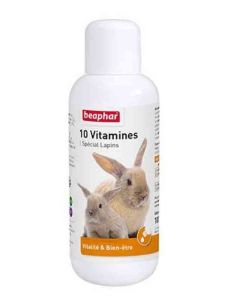 Beaphar 10 Vitamines pour lapin 100 ml- La Compagnie des Animaux