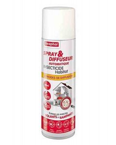 Beaphar Spray & Diffusore automatico insetticida per la casa 250 ml