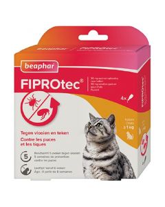 Beaphar Fiprotec Spot-on gatto 4 pipette