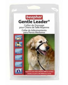 Beaphar Gentle Leader collier de dressage moyen chien - La Compagnie des Animaux