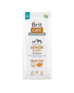 Brit Care Senza Cereali Senior Light Cane Salmone 12 kg