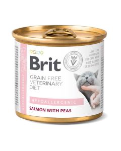 Brit Vet Diet Cat Hypoallergenic Grain Free 6 x 200 g