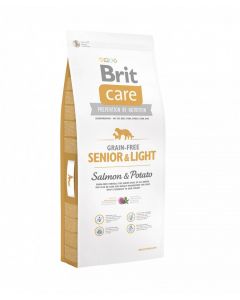 Brit Care Senza cereali senior light Cane Salmone  3 kg