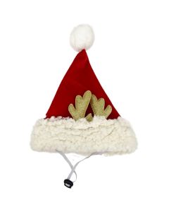 Bubimex Xmas Cappello di Natale con Corna di Renna 17 cm