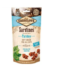 Carnilove Friandises Semi-Humides Sardines & Persil chat - La Compagnie des Animaux