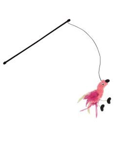 KONG Cat Feather Teaser giocattolo canna da pesca per gatto