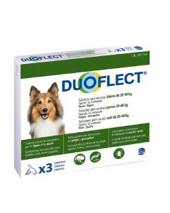 Duoflect CANE 20-40 kg 3 pipette - 6 mesi