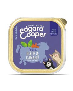 Edgard & Cooper Squisito Manzo & Anatra per gatto adulto 19 x 85 g