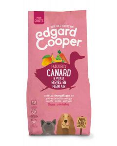 Edgard & Cooper Croquettes Canard et Poulet frais sans céréale Chiot 12 kg- La Compagnie des Animaux