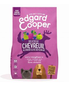 Edgard & Cooper Croquettes Chevreuil frais & Canard Chien adulte 700 g- La Compagnie des Animaux