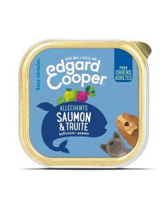 Edgard & Cooper Saumon & Truite pour chien 11 x 150 g- La Compagnie des Animaux