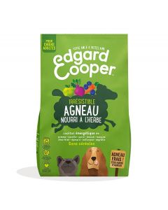 Edgard & Cooper Croquettes Agneau frais sans céréales Chien Adulte 7 kg - La Compagnie des Animaux