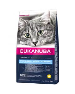 Eukanuba Sterilised/Weight Control per Gatto Adulto 2 kg