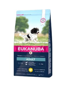 Eukanuba Active Adult Medium Breed Pollo per Cane 3 kg