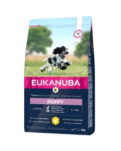 Eukanuba Growing Puppy Medium Breed  con Pollo 3 kg