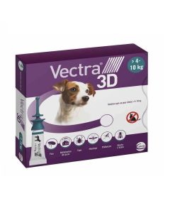 Vectra 3D Cane 4 a 10 kg 3 pipette