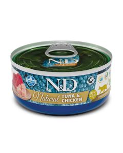 Farmina N&D Natural Tonno & Pollo Gatto 24 x 70 g