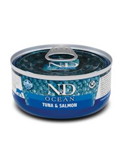 Farmina N&D Ocean Tonno & Salmone Gatto 24 x 70 g