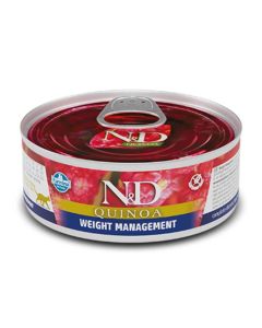 Farmina N&D Quinoa Weight Management Gatto  24 x 80 g