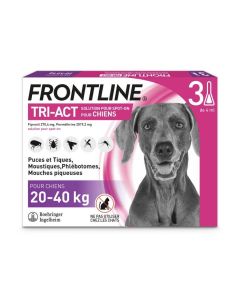 Frontline Tri Act Soluzione spot-on per cani (20 - 40 kg) 3 pipette