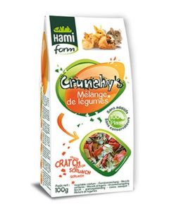 Hami Form Bocconcini Crunchy's Mix di Verdure Roditori 100 gr