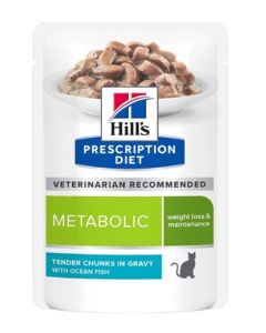 Hill's Prescription Diet Feline metabolic al pesce 12 x 85 g