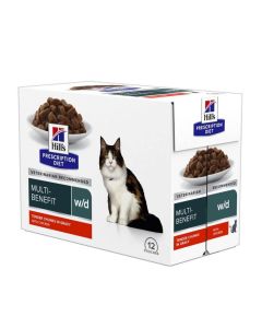 Hill's Prescription Diet Feline W/D Multi-Benefit Biome 12 x 85 g