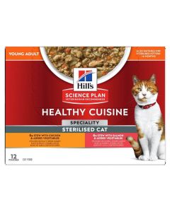 Hill's Science Plan Feline Healthy Cuisine Sterilizzato 12 x 80 g