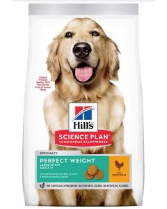 Hill's Science Plan Canine Adult Perfect Weight Large al pollo 12 kg