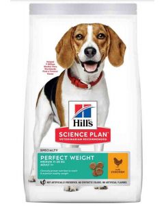 Hill's Science Plan Canine Adult Perfect Weight Medium al pollo 12 kg